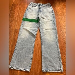 Triarchy Light Indigo High-Rise Straight Jean